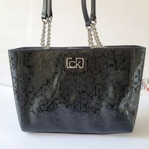 Calvin Klein Black Monogram Bag